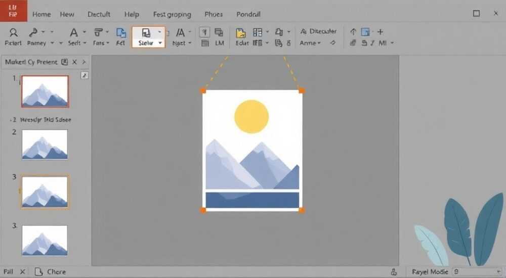 Как красиво вставить фото в презентацию powerpoint
