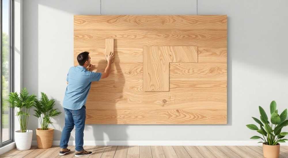 Как крепить 3д панели из дерева к стене