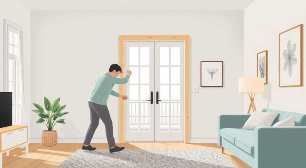 Как крепить дверные наличники в квартире