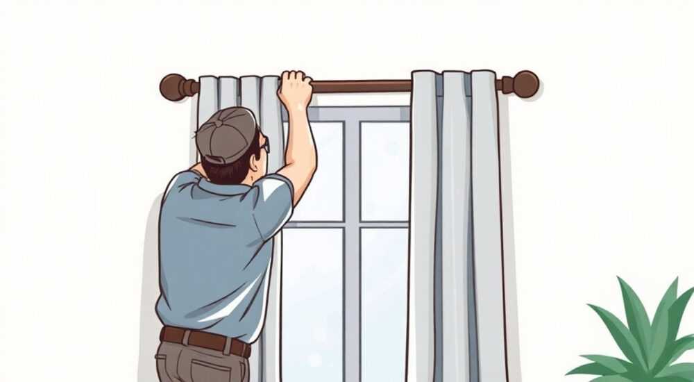 Как крепить карниз настенный успех