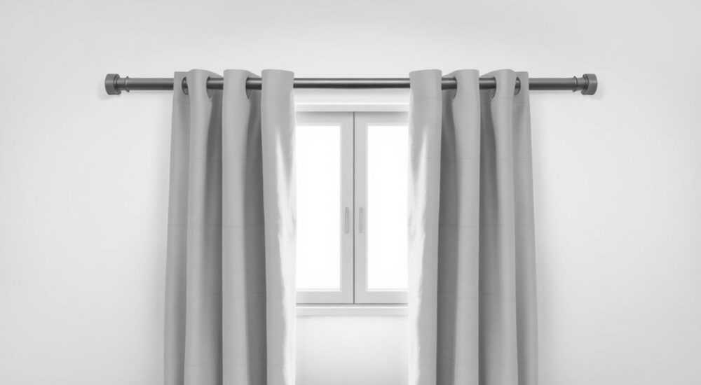 Как крепят шторы на карниз из трубы