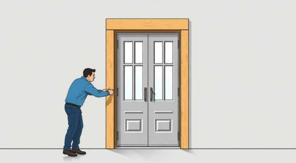Как крепятся наличники на входную металлическую дверь