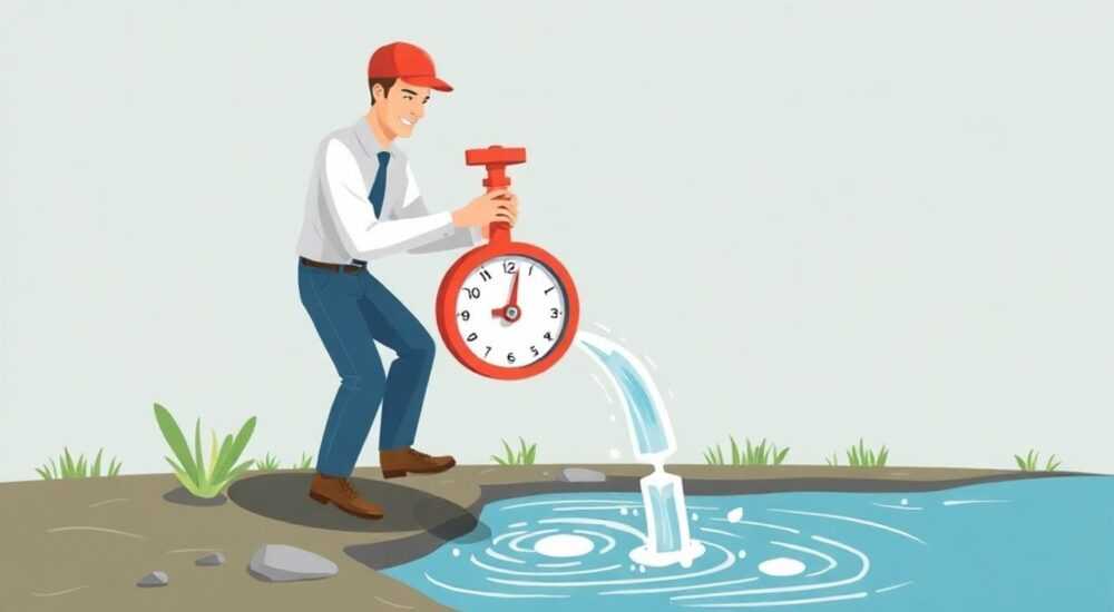 Как крутится счетчик воды