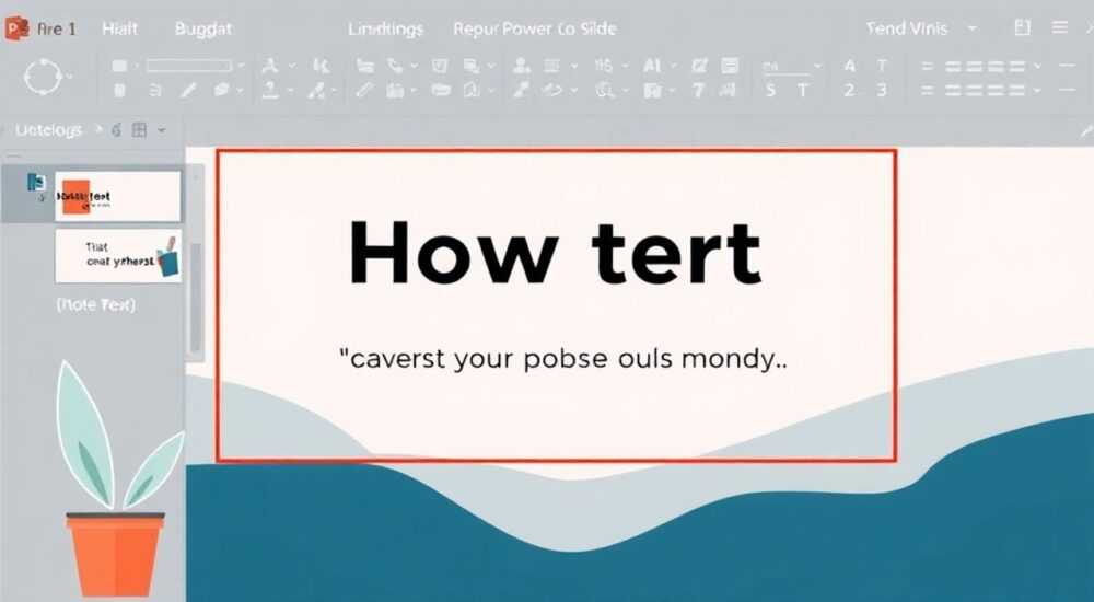 Как можно вводить текст в слайды powerpoint в любом месте слайда как в приложении word