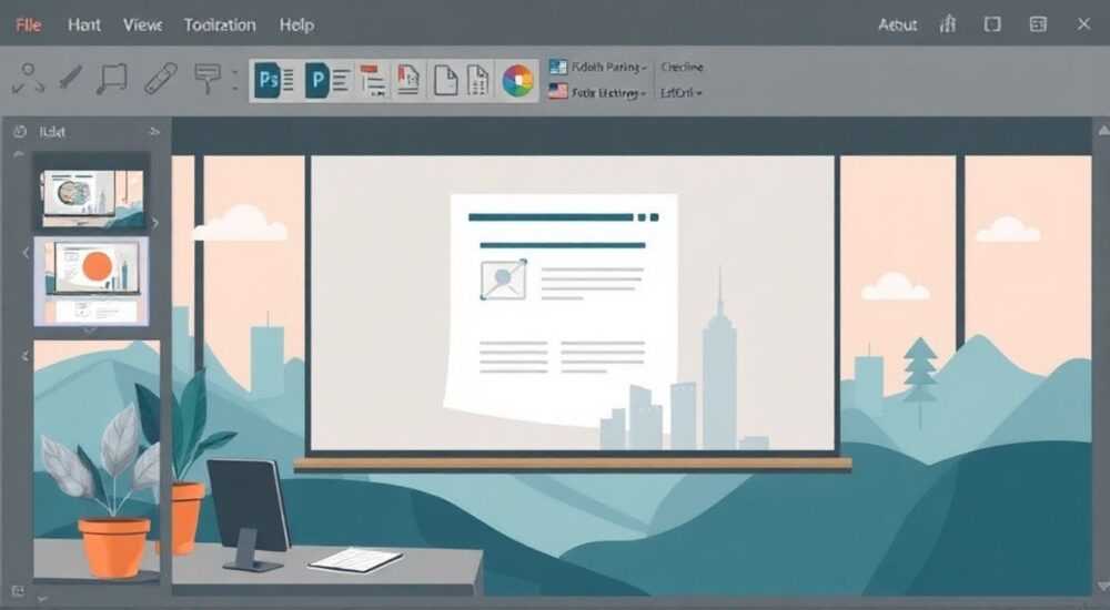 как нарисовать в powerpoint