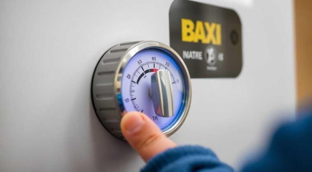 Как настроить температуру на котле baxi