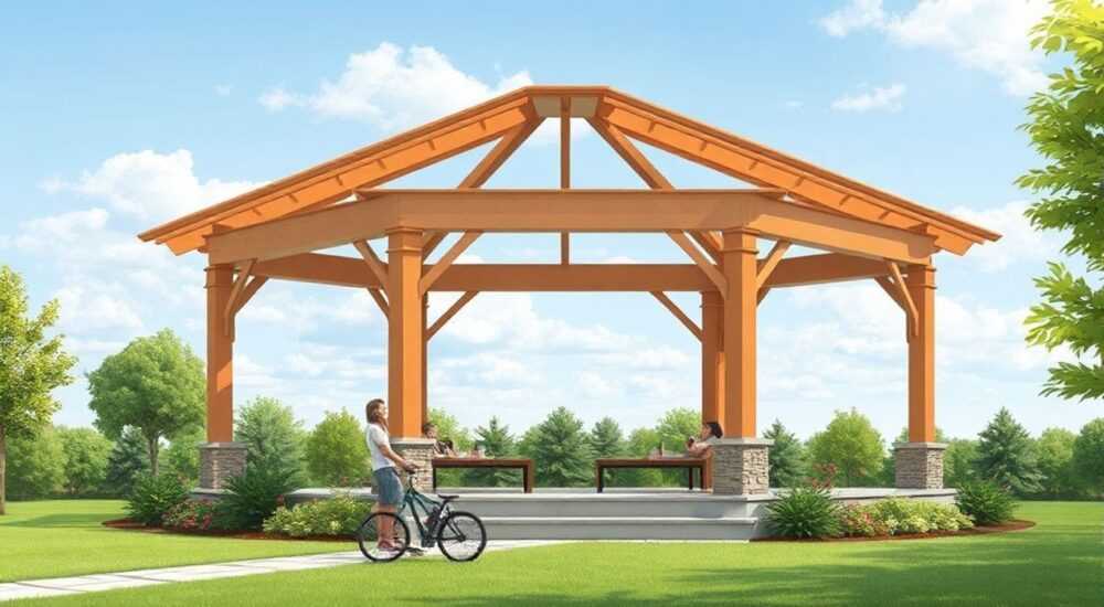 Как называется крыша беседки