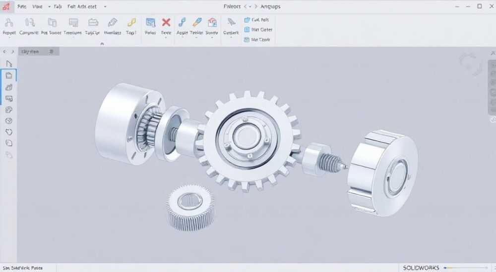 Как объединить детали в сборке solidworks