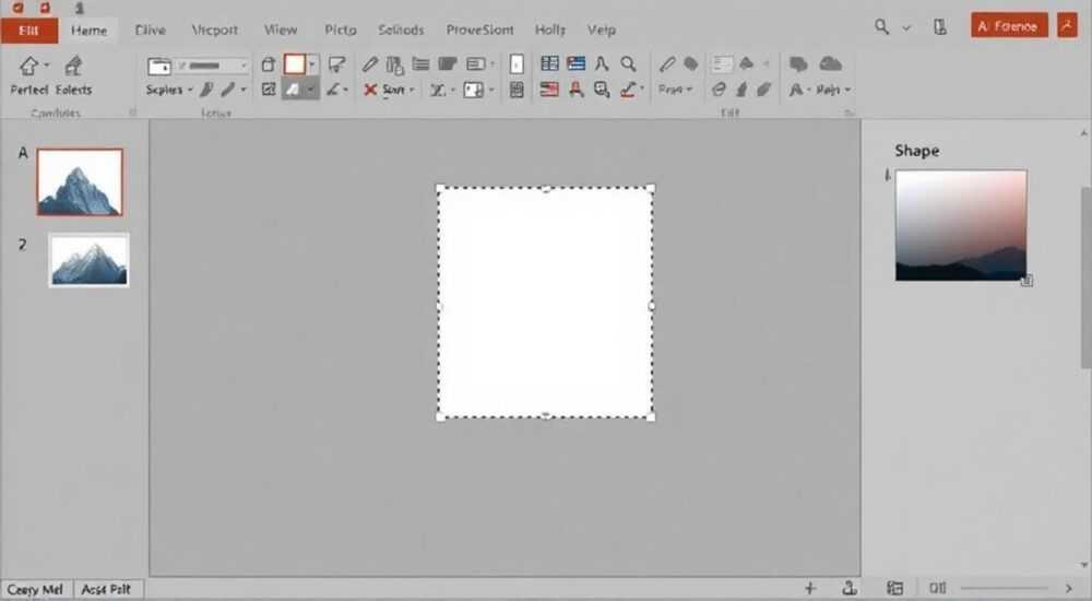 Как объединить фото и фигуру в powerpoint