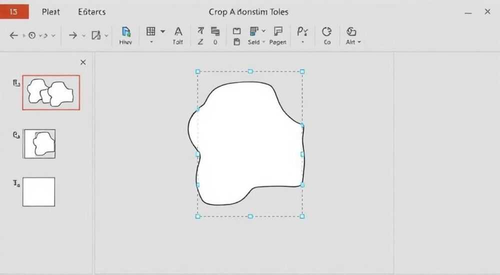 Как обрезать фигуру в powerpoint по контуру