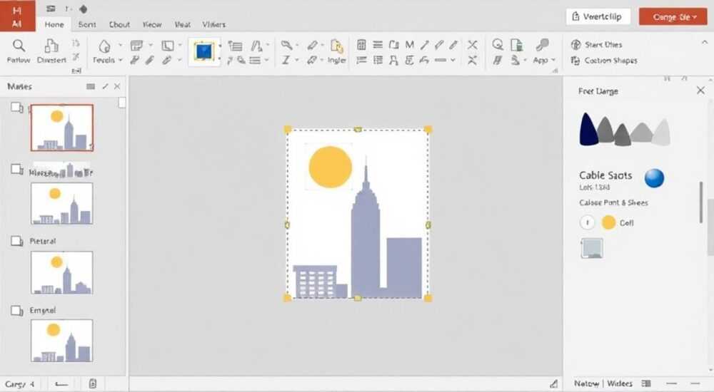 Как обрезать картинку в powerpoint по своей форме