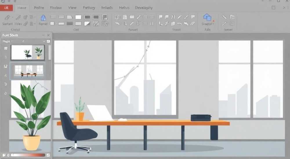 как обрезать по контуру в powerpoint