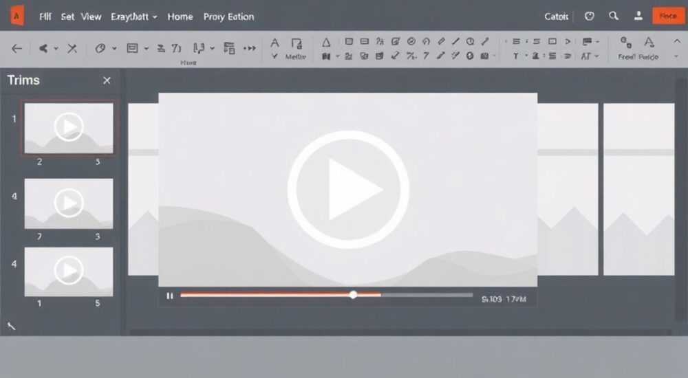 Как обрезать видео в презентации powerpoint