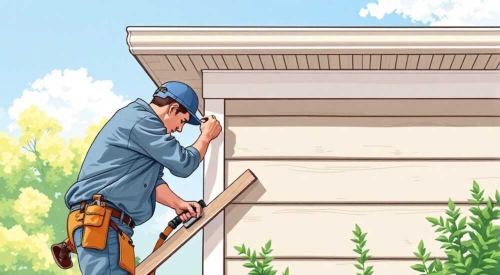 Как обшить карниз сайдингом своими