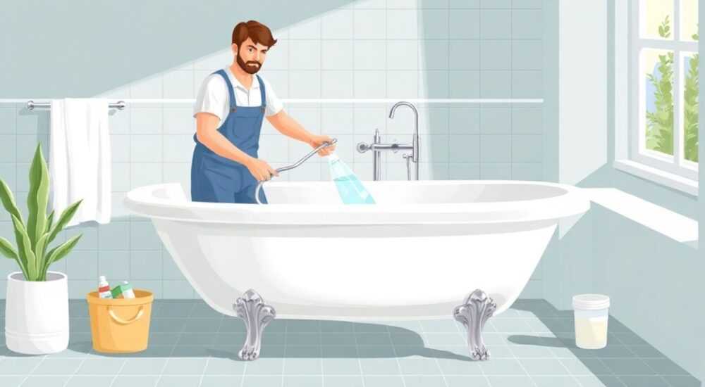 Как очистить ванну до бела в домашних условиях