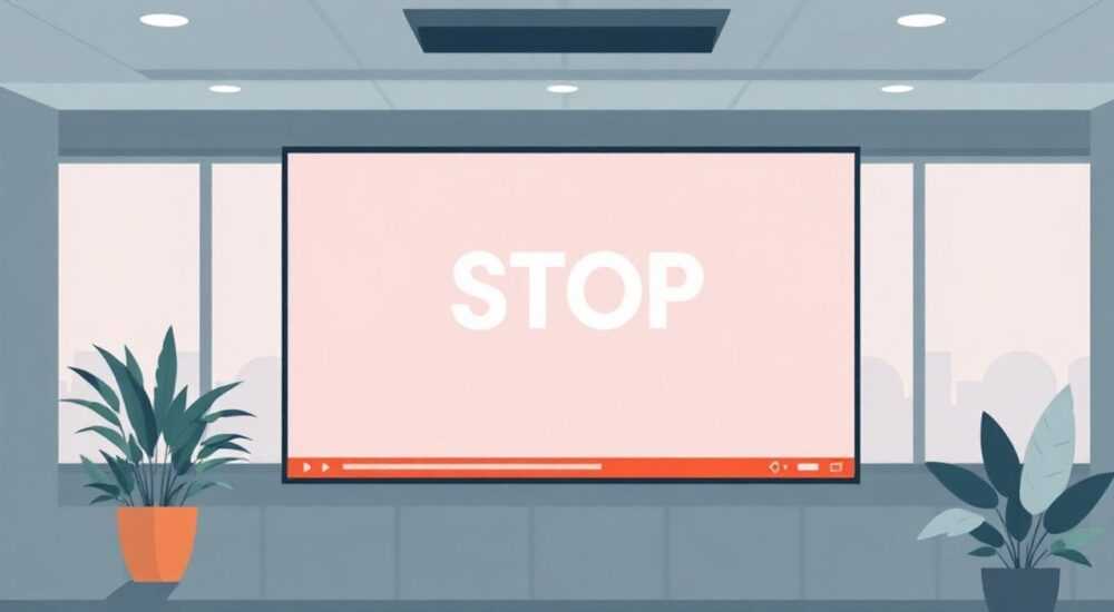 Как остановить запись экрана в powerpoint