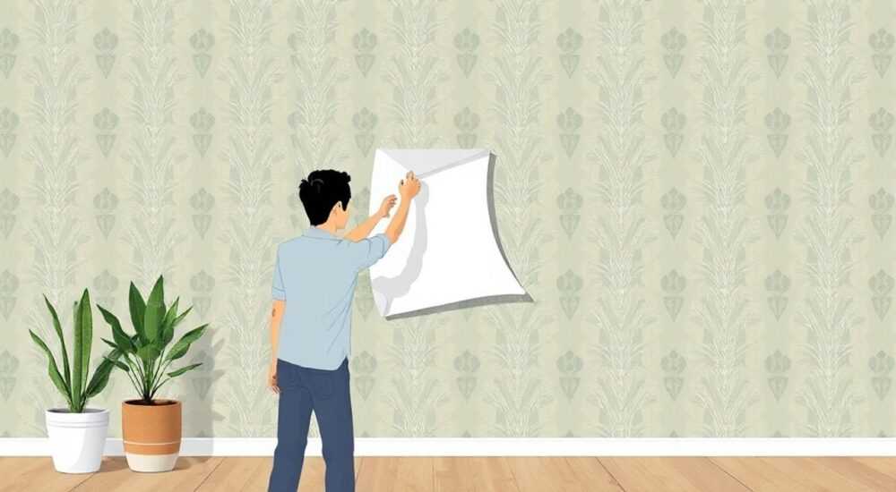 Как отклеить самоклеющиеся обои от стены быстро