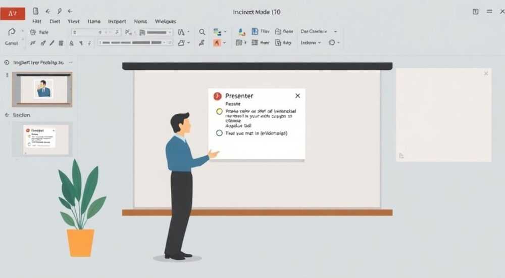 Как отключить режим докладчика в powerpoint