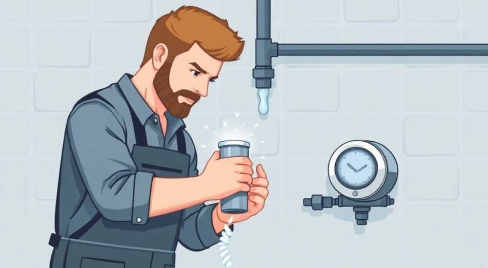 Как открутить фильтр перед счетчиком воды