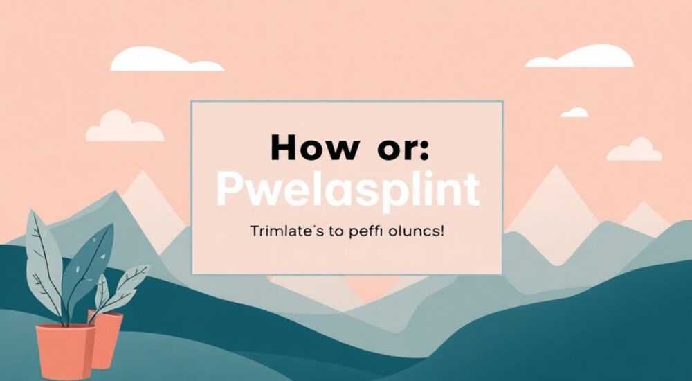 Как открыть шаблон в powerpoint