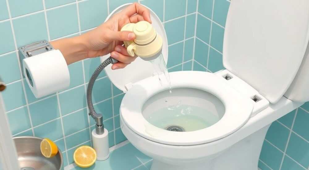 Как отмыть унитаз лимонной кислотой