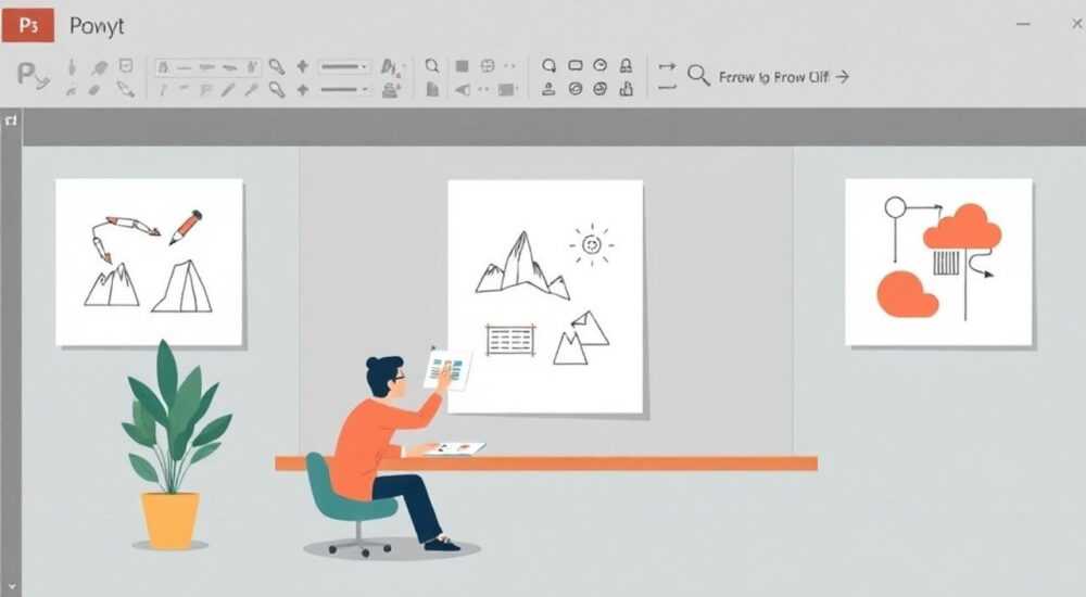 Как отразить рисунок в powerpoint
