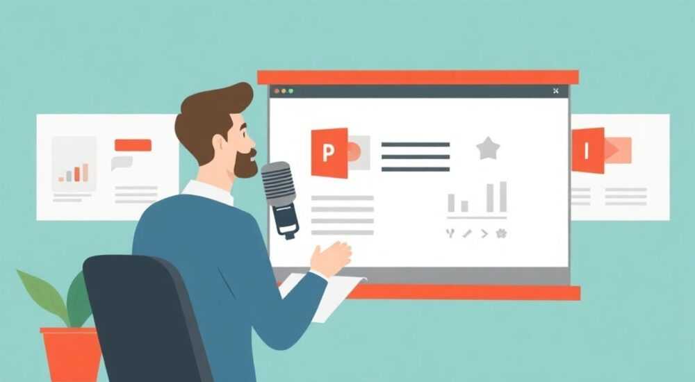 Как озвучить презентацию powerpoint своим голосом