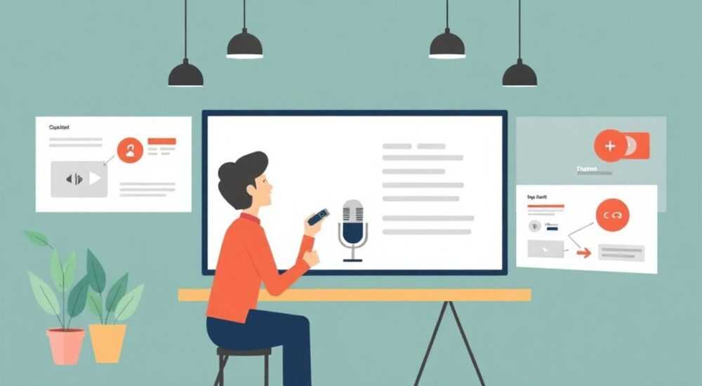 Как озвучить слайды в powerpoint