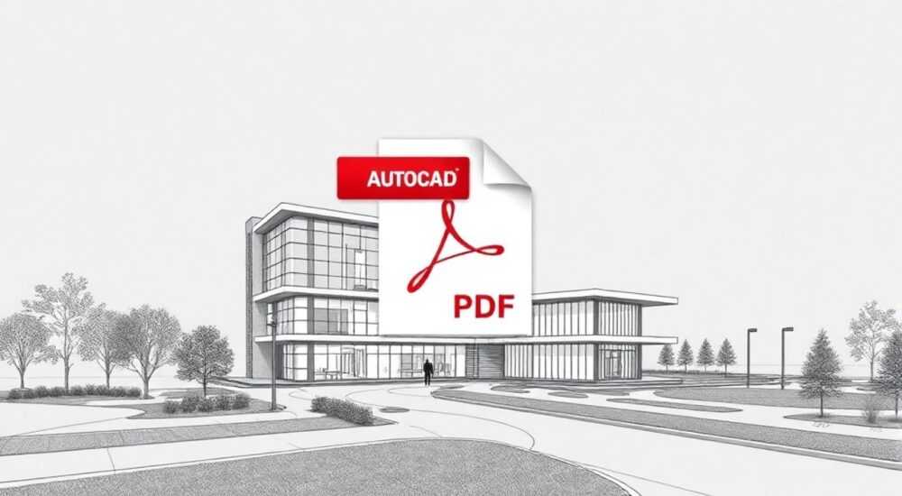 Как пдф конвертировать в автокад