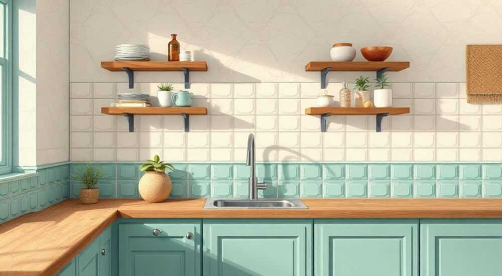 Как перекрасить старую плитку на кухне