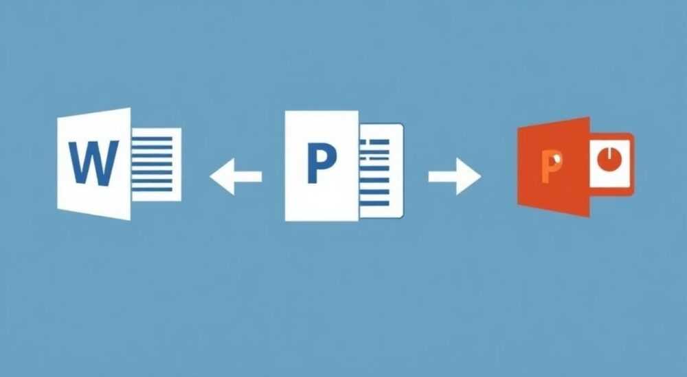 Как перенести презентацию из word в powerpoint