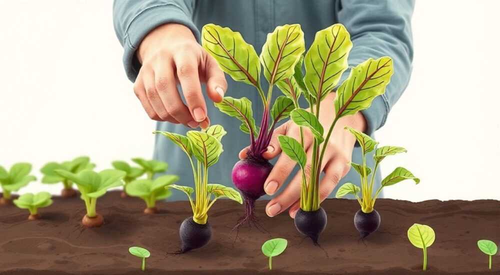 Как пересадить рассаду свеклы