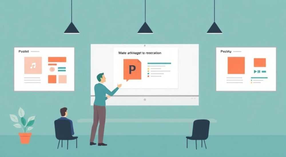 Как перевернуть презентацию в powerpoint