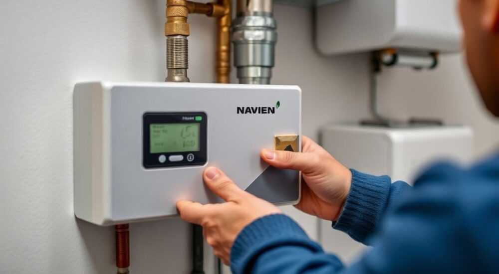 Как перезагрузить котел navien
