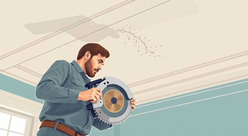 Как пилить потолочный плинтус торцовкой
