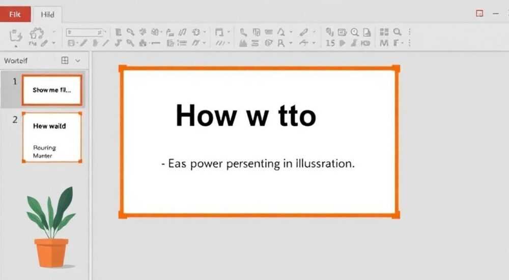 Как писать текст в презентации в powerpoint