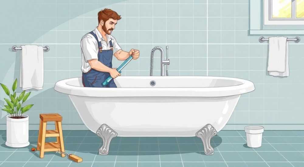 Как починить пластиковую ванну