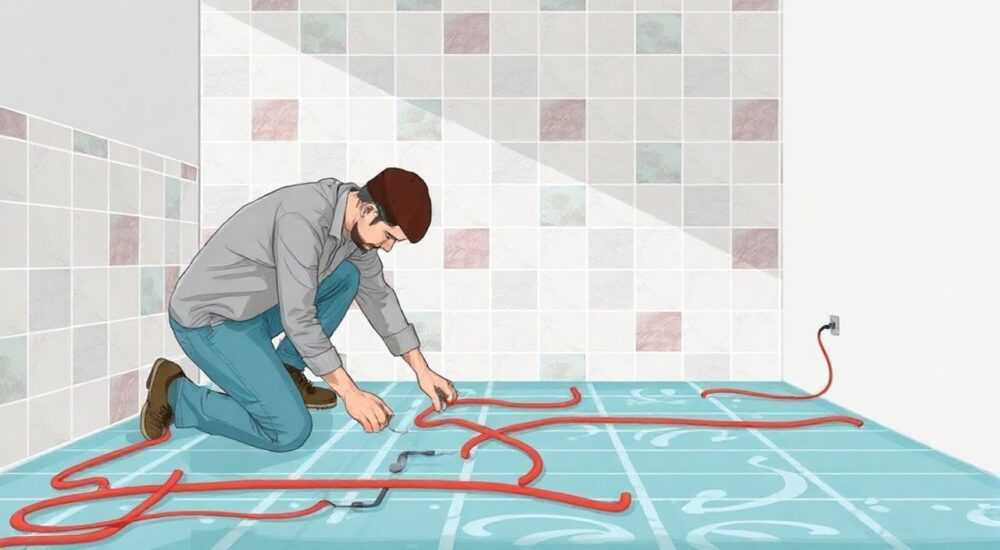 Как починить водяной теплый пол под плиткой