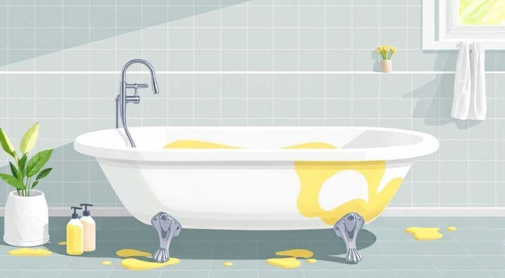 Как почистить акриловую ванну в домашних условиях от желтизны и налета