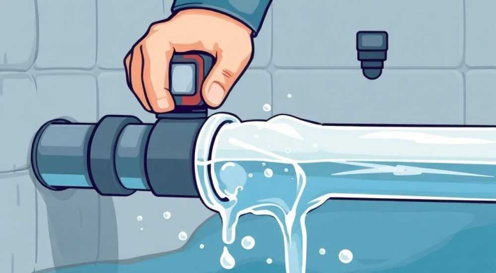 Как почистить трубу водопровода