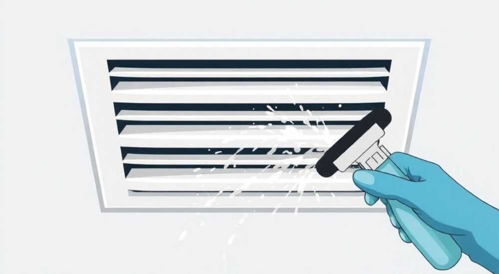 Как почистить вентиляционные решетки не снимая их