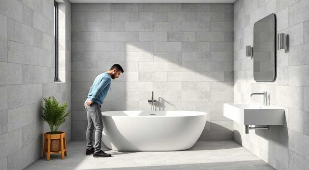 Как подготовить бетонные стены под плитку в ванной