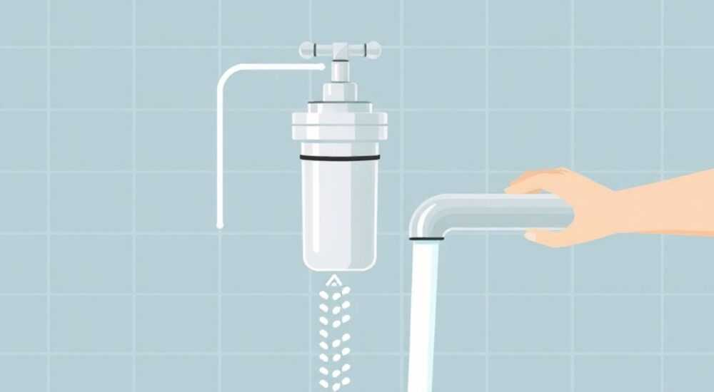 Как подключить фильтр барьер к смесителю