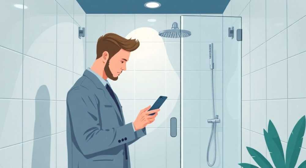 Как подключить телефон к душевой кабине