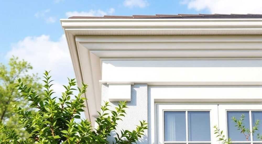 Как подшить карниз частного дома из пластика