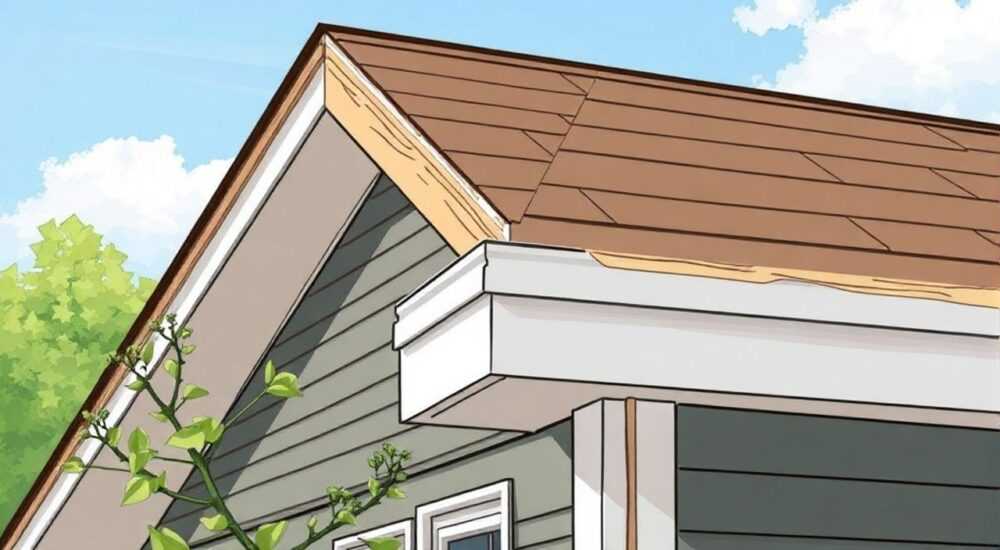 Как подшить карниз крыши необрезной доской