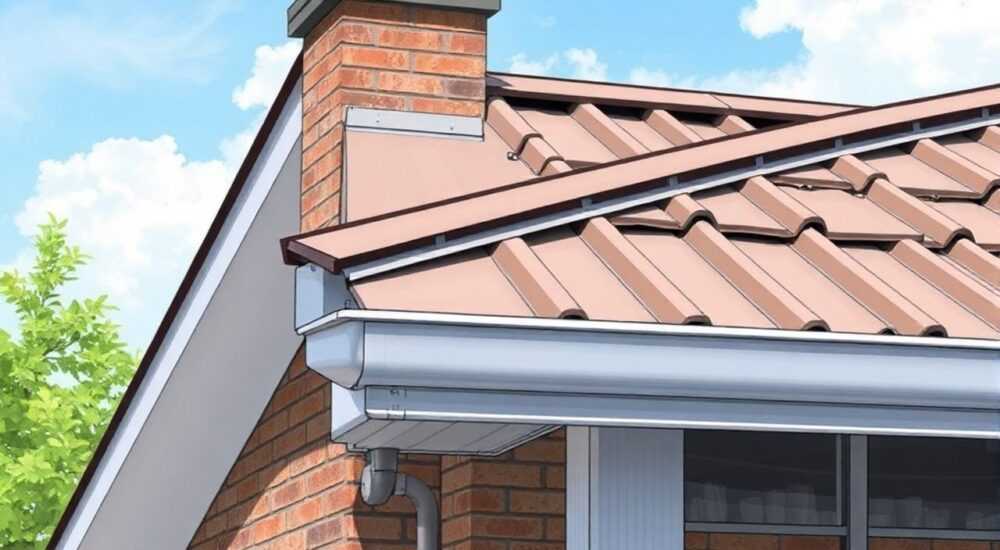 Как подшивать карниз крыши из металлочерепицы
