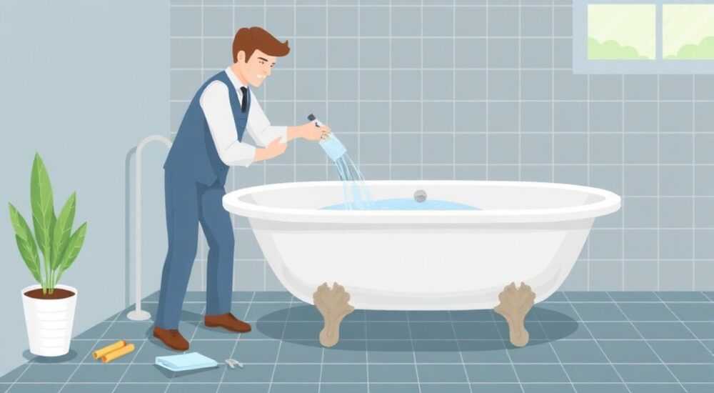Как подвести воду к ванне