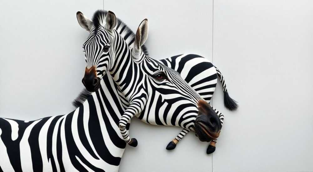 Как покрасить 3д панель зебра