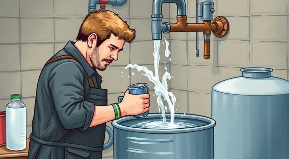 Как покрасить воду в котле